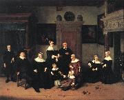OSTADE, Adriaen Jansz. van Portrait of a Family jg Spain oil painting reproduction